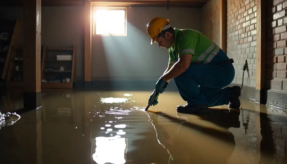 Professional water damage restoration services in Beckville, TX